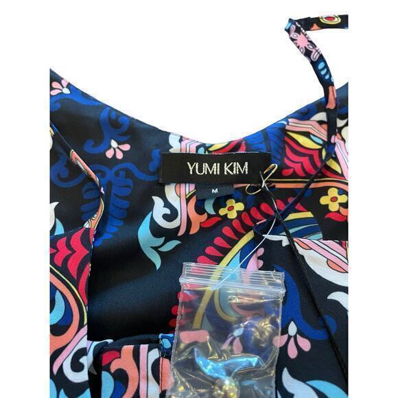 NWT Yumi Kim Bloomingdale's Spaghetti Strap Geometric Floral Print Blouse - Picture 3 of 6